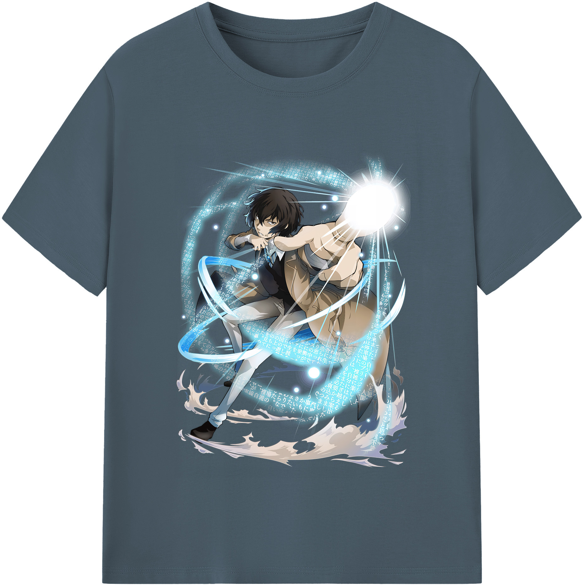 （画像用） 文豪ストレイドッグス Bungo Stray Dogs 綿100％半袖Tシャツ（フロントプリント）